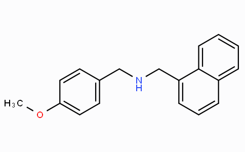 CAS No. 185669-79-8, N-(4-Methoxybenzyl)-1-(naphthalen-1-yl)methanamine