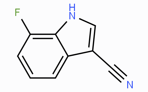 CAS No. 1043601-55-3, 7-Fluoro-1H-indole-3-carbonitrile
