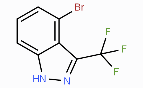 CAS No. 1211583-69-5, 4-Bromo-3-(trifluoromethyl)-1H-indazole