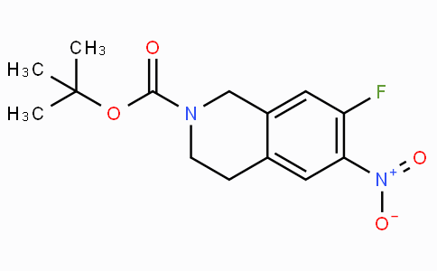 CAS No. 912846-67-4, tert-Butyl 7-fluoro-6-nitro-3,4-dihydroisoquinoline-2(1H)-carboxylate