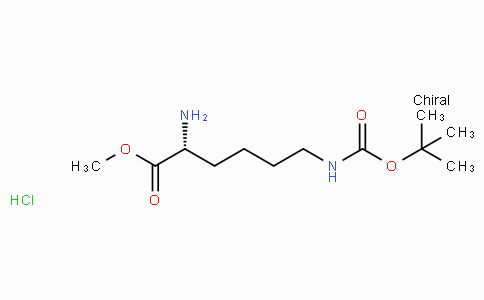 CAS No. 66494-53-9, (R)-Methyl 2-amino-6-((tert-butoxycarbonyl)amino)hexanoate hydrochloride