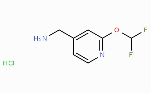 CAS No. 943843-27-4, (2-(Difluoromethoxy)pyridin-4-yl)methanamine hydrochloride