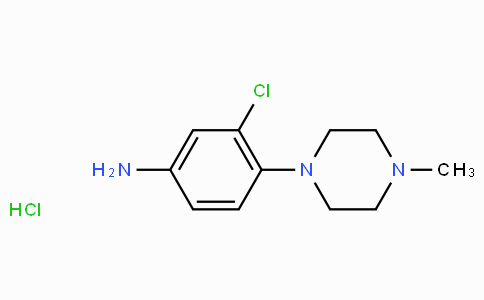 CAS No. 1052538-72-3, 3-Chloro-4-(4-methylpiperazin-1-yl)aniline hydrochloride