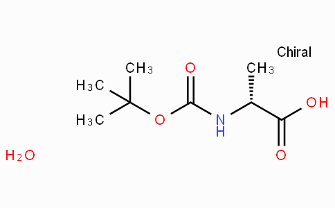 CAS No. 75638-15-2, (R)-2-((tert-Butoxycarbonyl)amino)propanoic acid hydrate