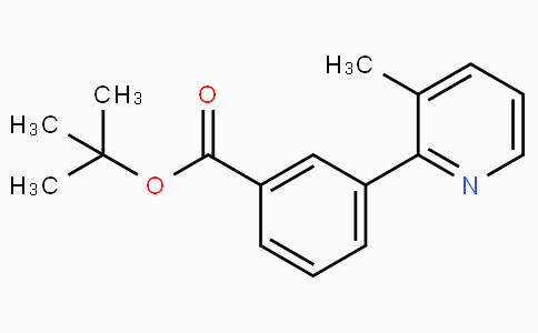 CAS No. 1083057-12-8, tert-Butyl 3-(3-methylpyridin-2-yl)benzoate