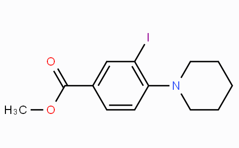 CAS No. 1131614-63-5, Methyl 3-iodo-4-(piperidin-1-yl)benzoate