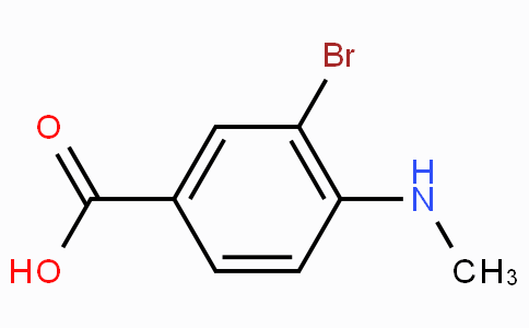 CAS No. 1131615-00-3, 3-Bromo-4-(methylamino)benzoic acid