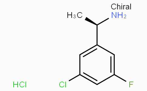 CAS No. 1217475-54-1, (R)-1-(3-Chloro-5-fluorophenyl)ethanamine hydrochloride