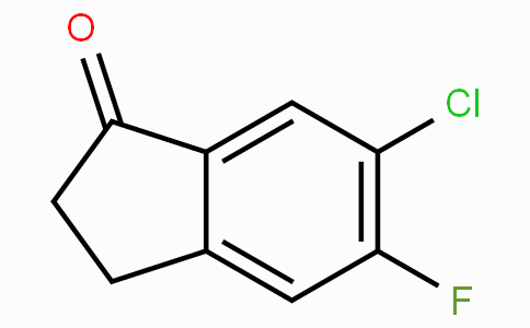 CAS No. 881189-75-9, 6-Chloro-5-fluoro-2,3-dihydro-1H-inden-1-one