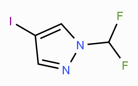 CAS No. 1041205-43-9, 1-(Difluoromethyl)-4-iodo-1H-pyrazole