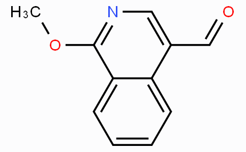 CAS No. 1005772-69-9, 1-Methoxy-4-isoquinolinecarboxaldehyde