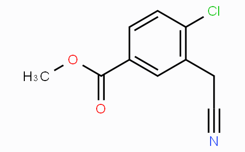 CAS No. 872091-83-3, Methyl 4-chloro-3-(cyanomethyl)benzoate