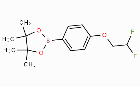 CAS No. 864754-48-3, 2-(4-(2,2-Difluoroethoxy)phenyl)-4,4,5,5-tetramethyl-1,3,2-dioxaborolane