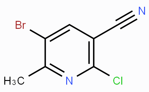 CAS No. 84703-18-4, 5-Bromo-2-chloro-6-methylnicotinonitrile