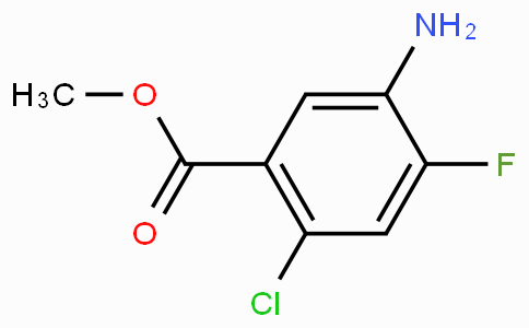 CAS No. 141772-31-8, Methyl 5-amino-2-chloro-4-fluorobenzoate
