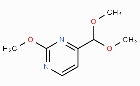 CAS No. 193746-84-8, 4-(Dimethoxymethyl)-2-methoxypyrimidine