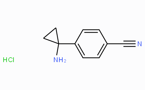 CAS No. 1369512-65-1, 4-(1-Aminocyclopropyl)benzonitrile hydrochloride