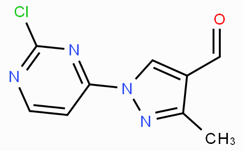 CAS No. 1448307-66-1, 1-(2-Chloropyrimidin-4-yl)-3-methyl-1H-pyrazole-4-carbaldehyde