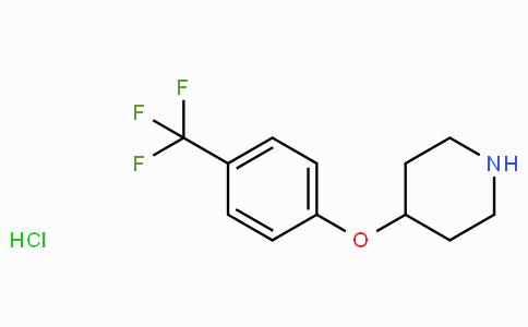 CAS No. 28033-37-6, 4-(4-(Trifluoromethyl)phenoxy)piperidine hydrochloride