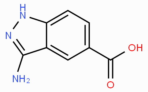 CAS No. 871709-84-1, 3-Amino-1H-indazole-5-carboxylic acid