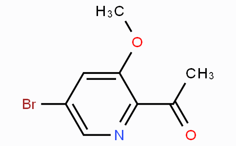 CAS No. 1211521-17-3, 1-(5-Bromo-3-methoxypyridin-2-yl)ethanone