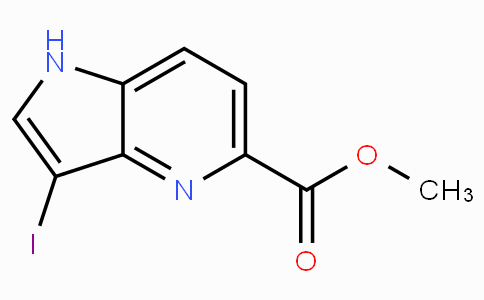 CAS No. 1190310-84-9, Methyl 3-iodo-1H-pyrrolo[3,2-b]pyridine-5-carboxylate