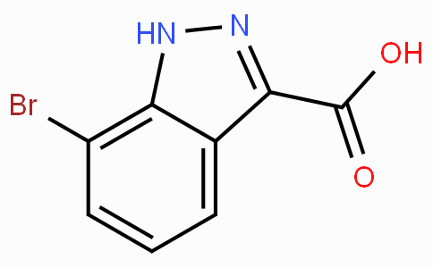 CAS No. 885278-71-7, 7-Bromo-1H-indazole-3-carboxylic acid