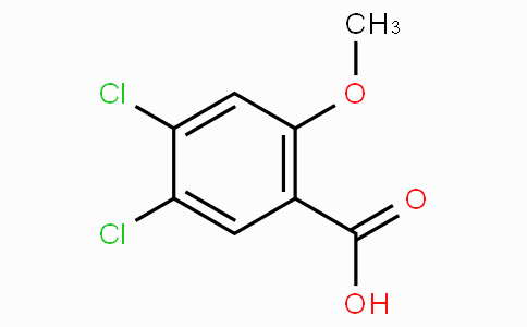 CAS No. 201150-65-4, 4,5-Dichloro-2-methoxybenzoic acid