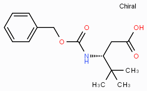 CAS No. 872423-95-5, (R)-3-(((Benzyloxy)carbonyl)amino)-4,4-dimethylpentanoic acid