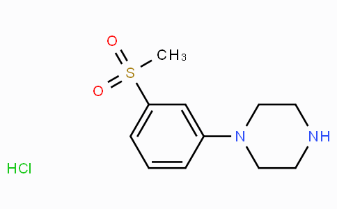 CAS No. 1352305-13-5, 1-(3-(Methylsulfonyl)phenyl)piperazine hydrochloride