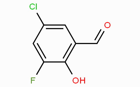 CAS No. 394-96-7, 5-Chloro-3-fluoro-2-hydroxybenzaldehyde