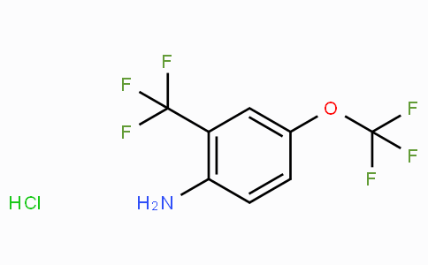 CAS No. 1588441-12-6, 4-(Trifluoromethoxy)-2-(trifluoromethyl)aniline hydrochloride