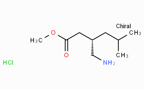 CAS No. 714230-22-5, (S)-Methyl 3-(aminomethyl)-5-methylhexanoate hydrochloride
