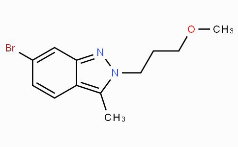 CAS No. 1822817-70-8, 6-Bromo-2-(3-methoxypropyl)-3-methyl-2H-indazole