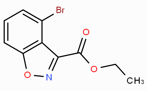 CAS No. 1352398-39-0, Ethyl 4-bromobenzo[d]isoxazole-3-carboxylate
