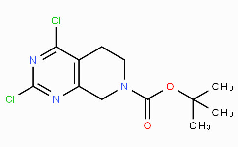 CAS No. 916420-27-4, tert-Butyl 2,4-dichloro-5,6-dihydropyrido[3,4-d]pyrimidine-7(8H)-carboxylate