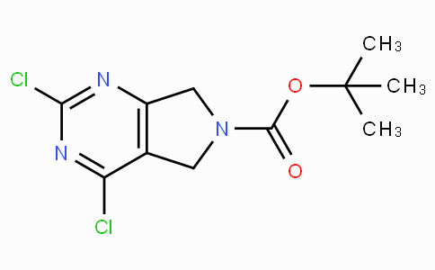 CAS No. 903129-71-5, tert-Butyl 2,4-dichloro-5H-pyrrolo[3,4-d]pyrimidine-6(7H)-carboxylate