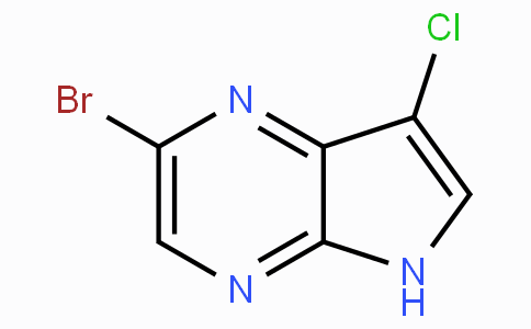 CAS No. 1150617-58-5, 2-Bromo-7-chloro-5H-pyrrolo[2,3-b]pyrazine