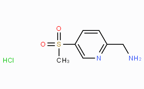 CAS No. 848141-14-0, (5-(Methylsulfonyl)pyridin-2-yl)methanamine hydrochloride