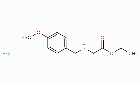 CAS No. 88720-15-4, Ethyl 2-((4-methoxybenzyl)amino)acetate hydrochloride