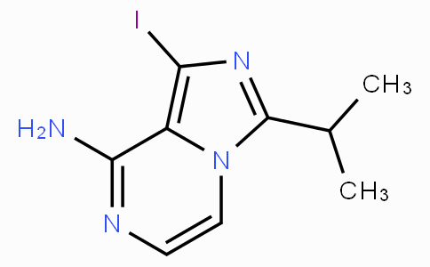 CAS No. 1320266-94-1, 1-Iodo-3-isopropylimidazo[1,5-a]pyrazin-8-amine
