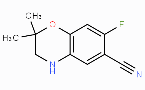 CAS No. 1923052-20-3, 7-Fluoro-2,2-dimethyl-3,4-dihydro-2H-benzo[b][1,4]oxazine-6-carbonitrile