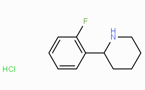 CAS No. 1185010-62-1, 2-(2-Fluorophenyl)piperidine hydrochloride