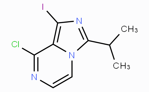 CAS No. 1320266-92-9, 8-Chloro-1-iodo-3-isopropylimidazo[1,5-a]pyrazine