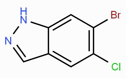 CAS No. 1305208-02-9, 6-Bromo-5-chloro-1H-indazole