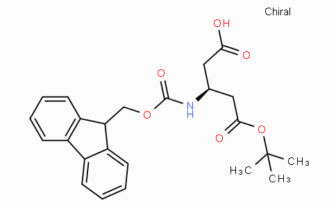 CAS No. 1246651-90-0, (S)-3-((((9H-Fluoren-9-yl)methoxy)carbonyl)amino)-5-(tert-butoxy)-5-oxopentanoic acid