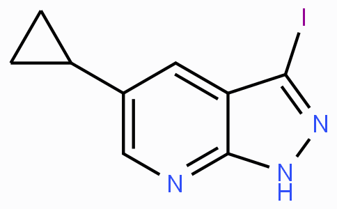 CAS No. 1936531-23-5, 5-Cyclopropyl-3-iodo-1H-pyrazolo[3,4-b]pyridine