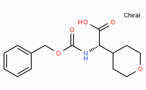 CAS No. 1098184-12-3, (S)-2-(((Benzyloxy)carbonyl)amino)-2-(tetrahydro-2H-pyran-4-yl)acetic acid