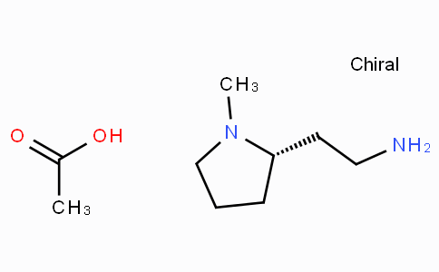 CAS No. 1983330-18-2, (S)-2-(1-Methylpyrrolidin-2-yl)ethanamine acetate