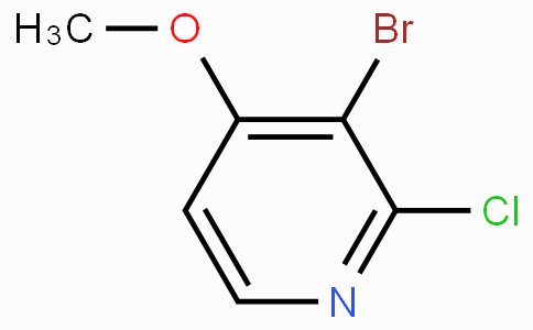 CAS No. 144584-29-2, 3-Bromo-2-chloro-4-methoxypyridine